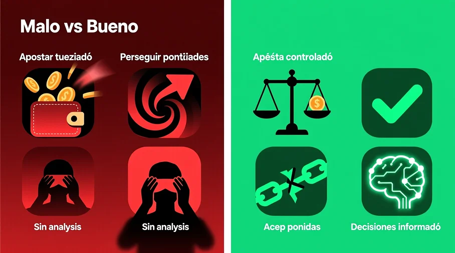 Infografía de errores comunes de principiantes en apuestas de galgos: apostar demasiado, perseguir pérdidas y apostar sin análisis