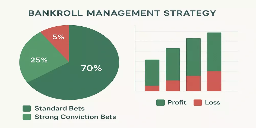 Gráfico de gestión de bankroll