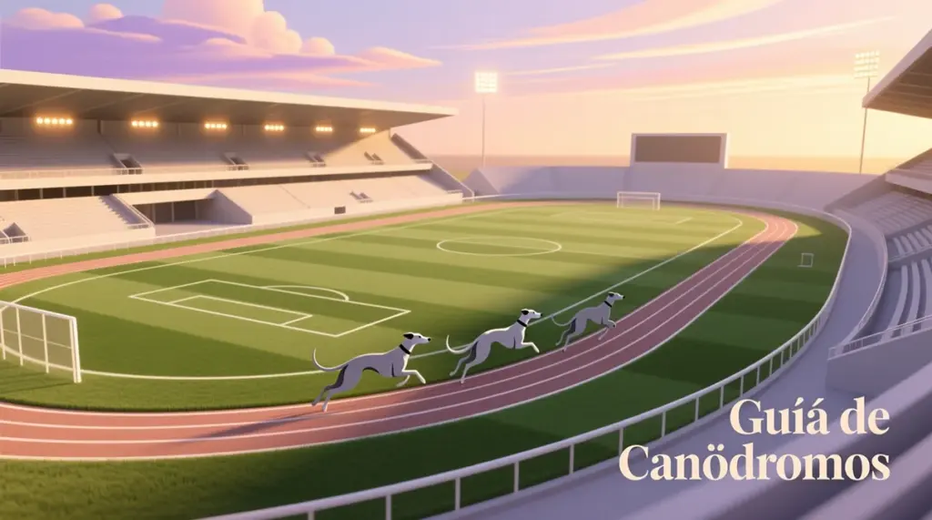 Vista panorámica de los mejores canódromos del mundo para apostar a carreras de galgos en Reino Unido e Irlanda