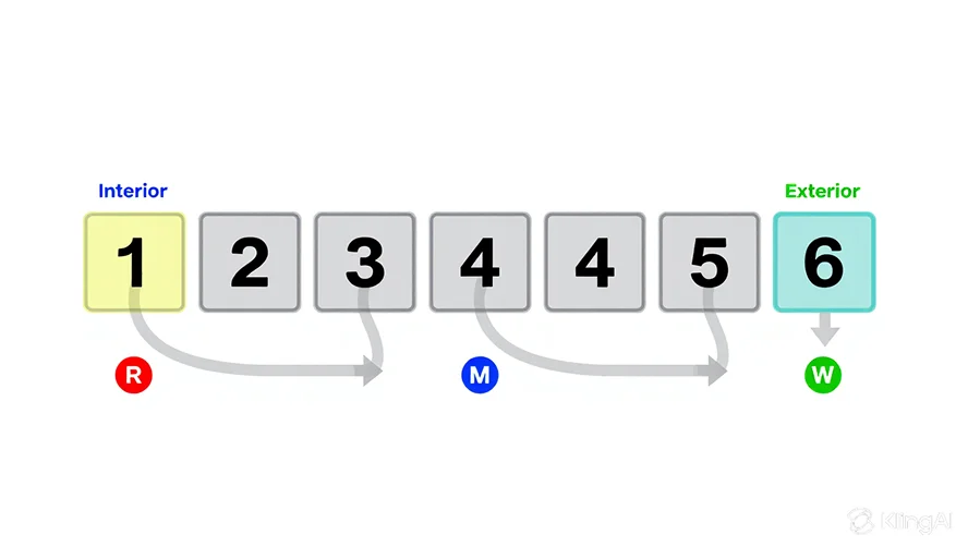Diagrama de posiciones de trap 1-6 en carreras de galgos mostrando ventaja del interior y líneas de carrera