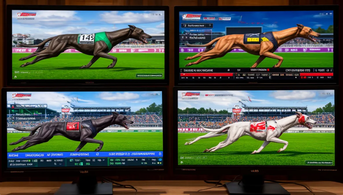 Comparación de interfaces de diferentes proveedores de carreras virtuales